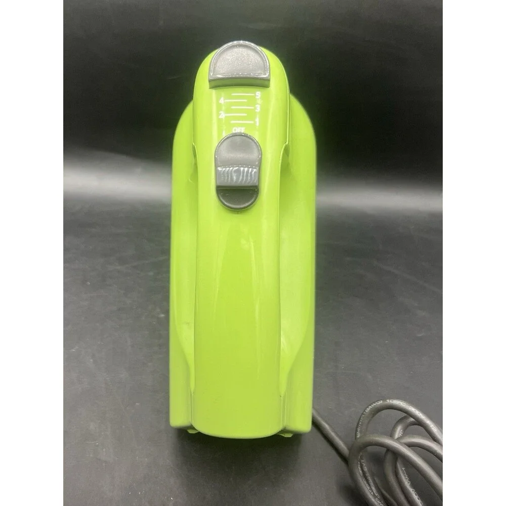 KitchenAid KHM512GA Ultra Power 5 Speed Hand Mixer Green Tested w/ Beaters